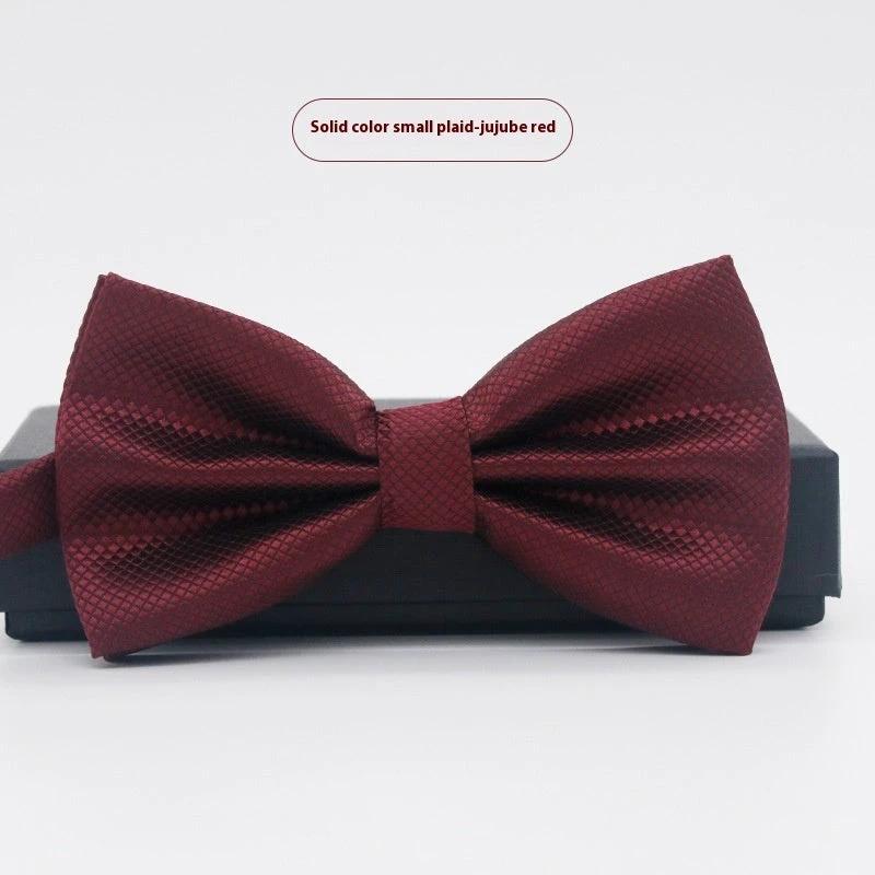 Men's Solid Color Bow Tie