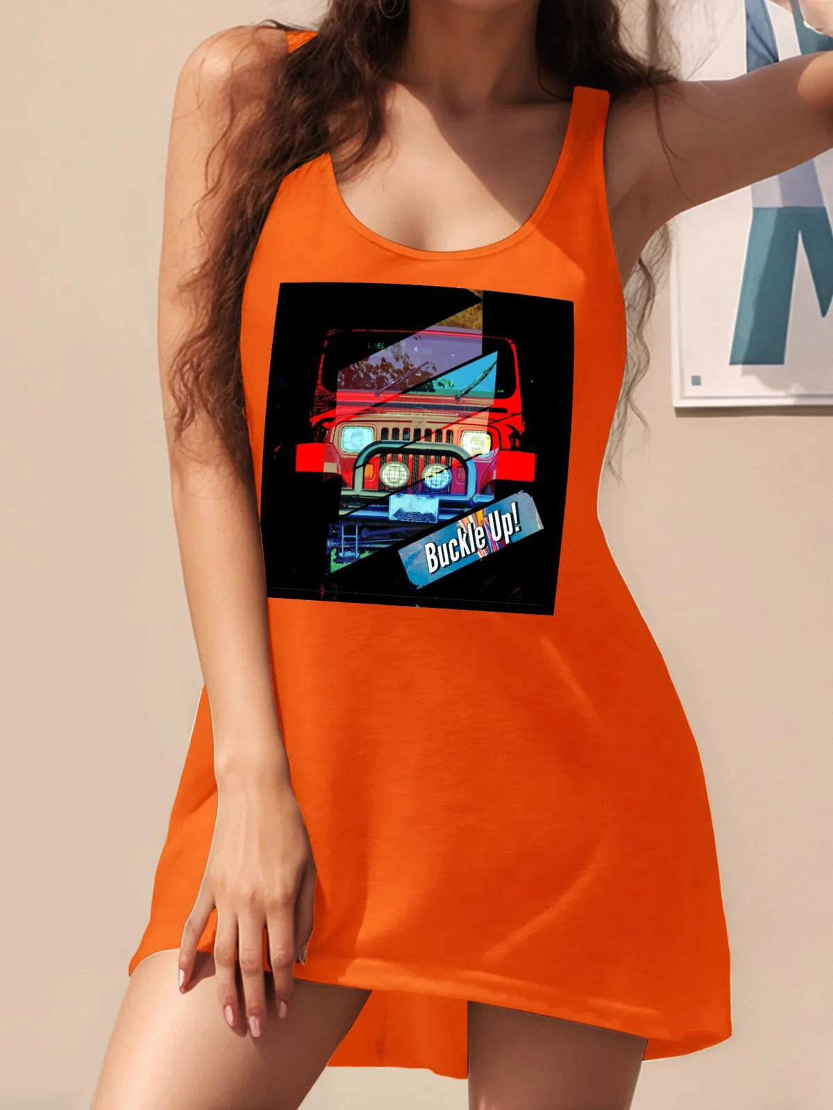 Women's Buckle Up! 4-wheel Drive Short Tank Dress