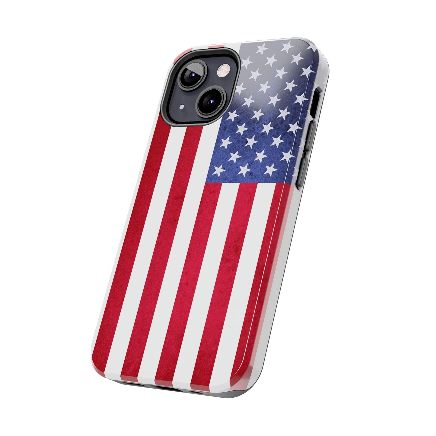 USA Flag Printed Tough Phone Cases