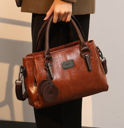 Retro Contrasting Color Travel Bag