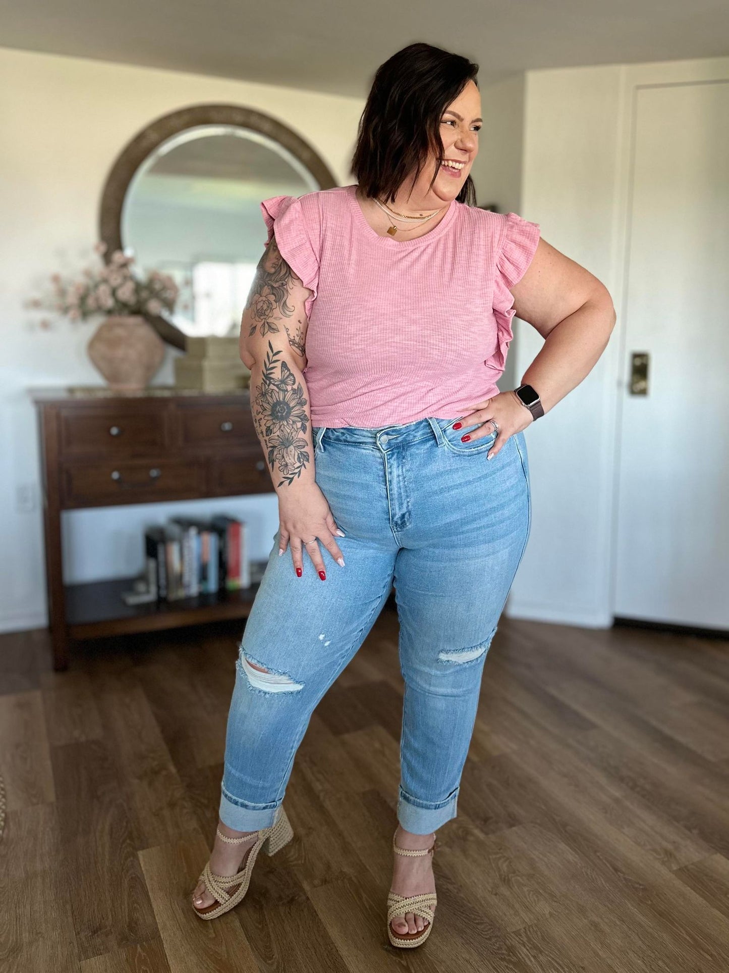 Zapatos de tacón de cuerda trenzada Bon Voyage