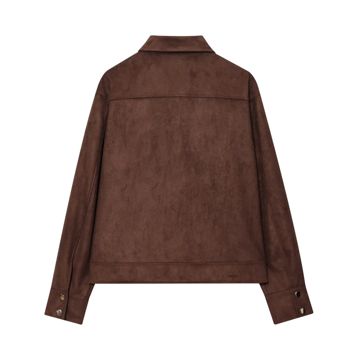 Women's Lapel-collar Jacket With Pockets