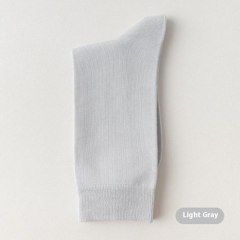Men's Mid-calf Pure Cotton Business Socks