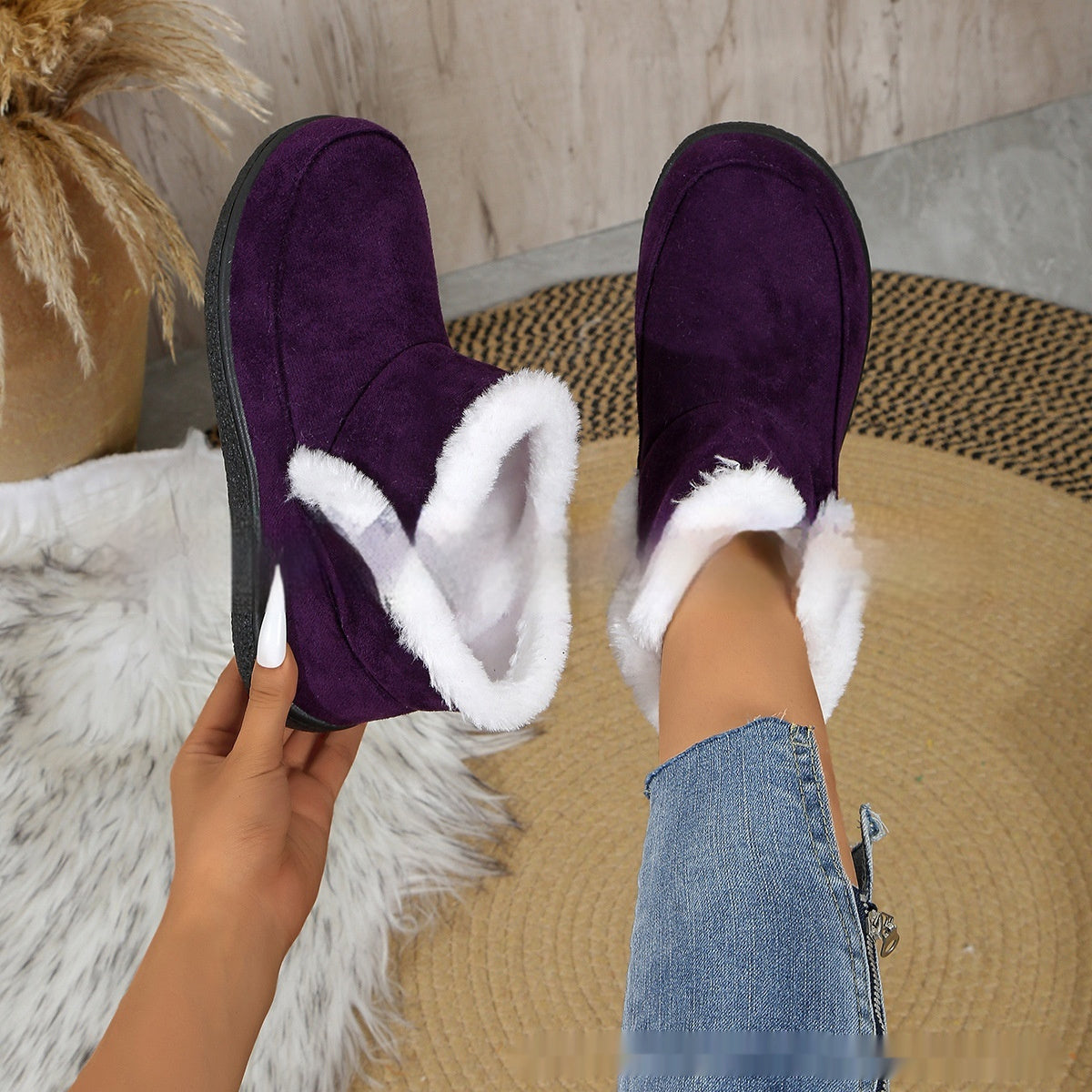 Insulated Cotton-padded Flats