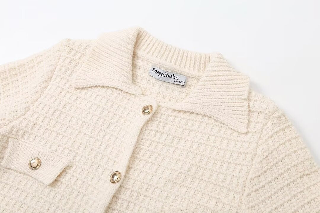 Winter New Women's Clothing Loose Leisure All-matching Knitted Coat