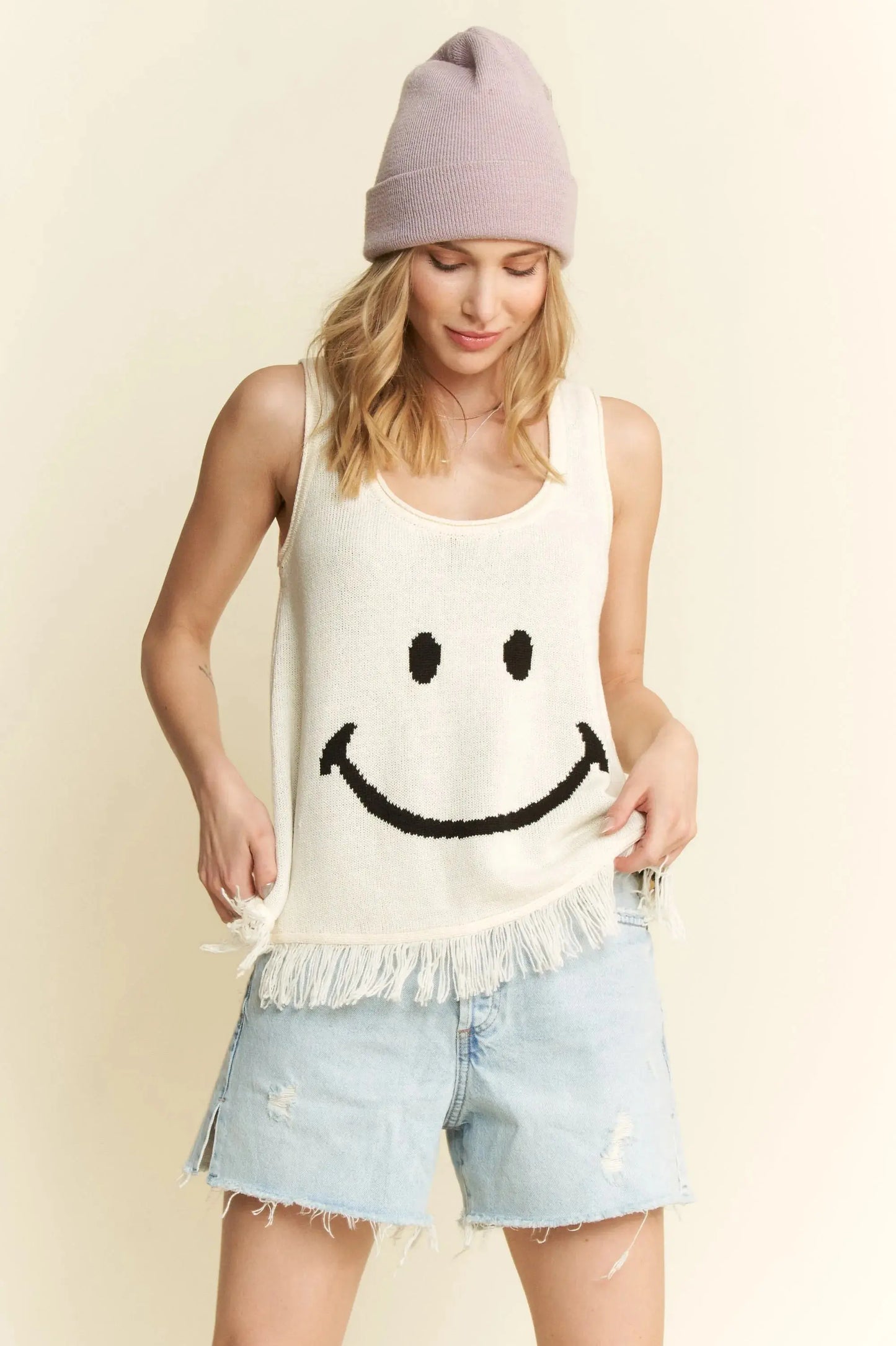 Plus Size Fringe Tank Top - Boho Chic Style