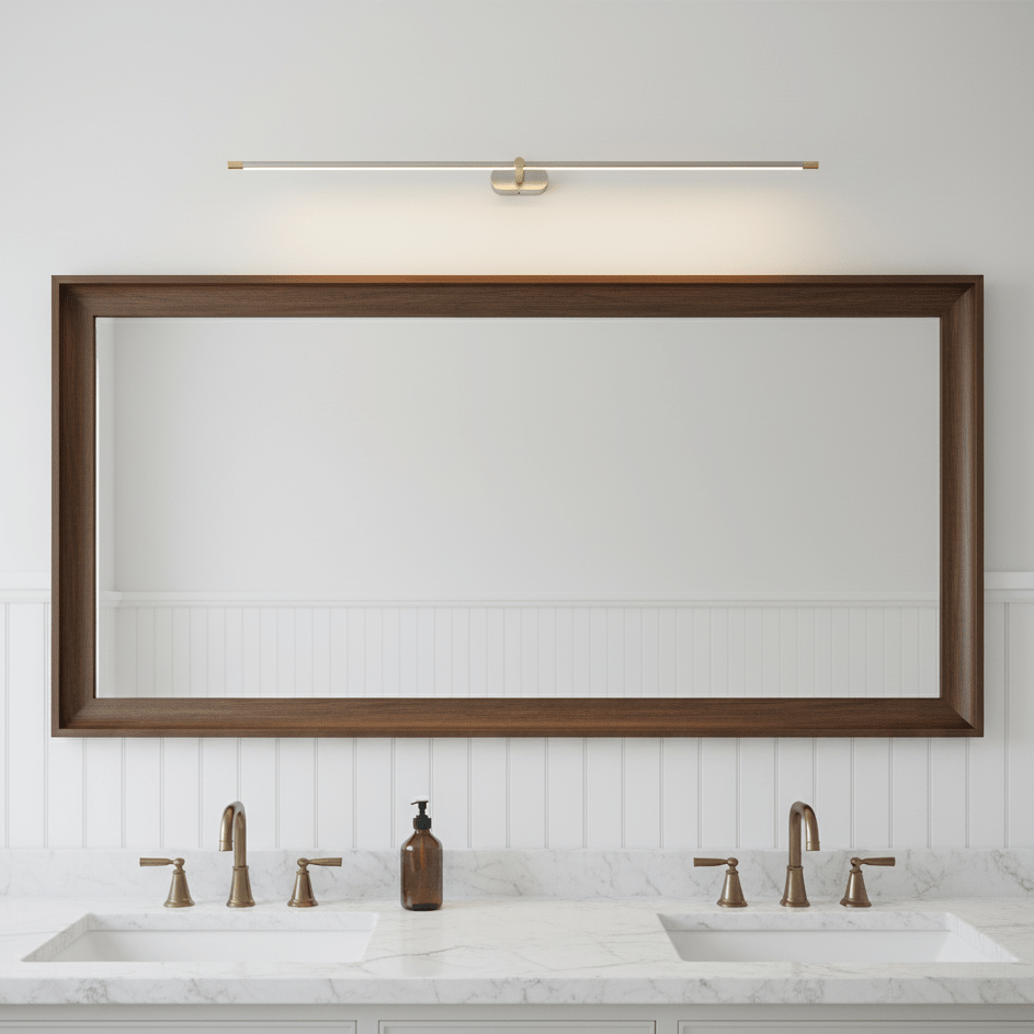 Hardwired Linear LED Wall Lamp with Dimmable Option | Slim Vanity Mirror Light