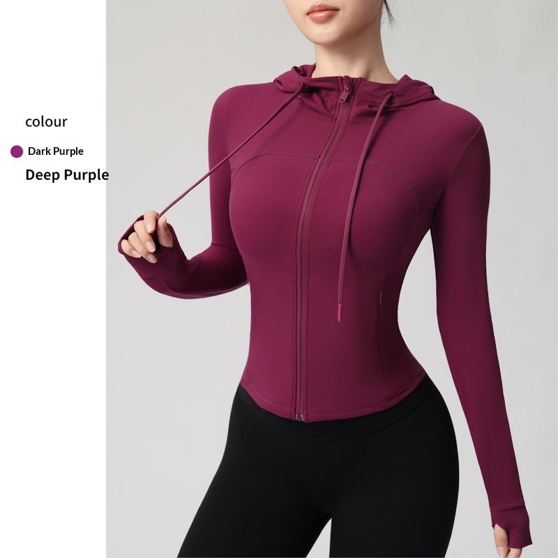 New Womens Yoga Jacket Long-sleeve Yoga Wear