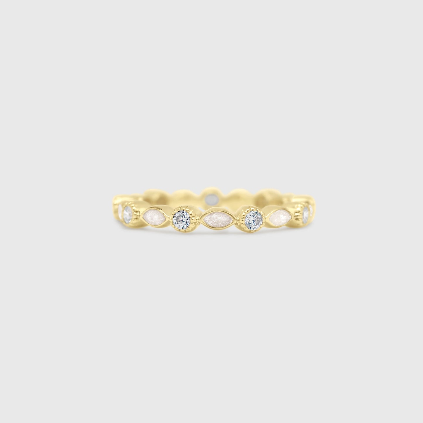Marquise Gem Eternity Band