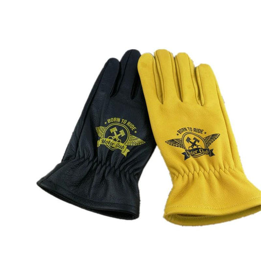 Outdoor Retro Cycling Fleece-lined Warm Gloves For Men