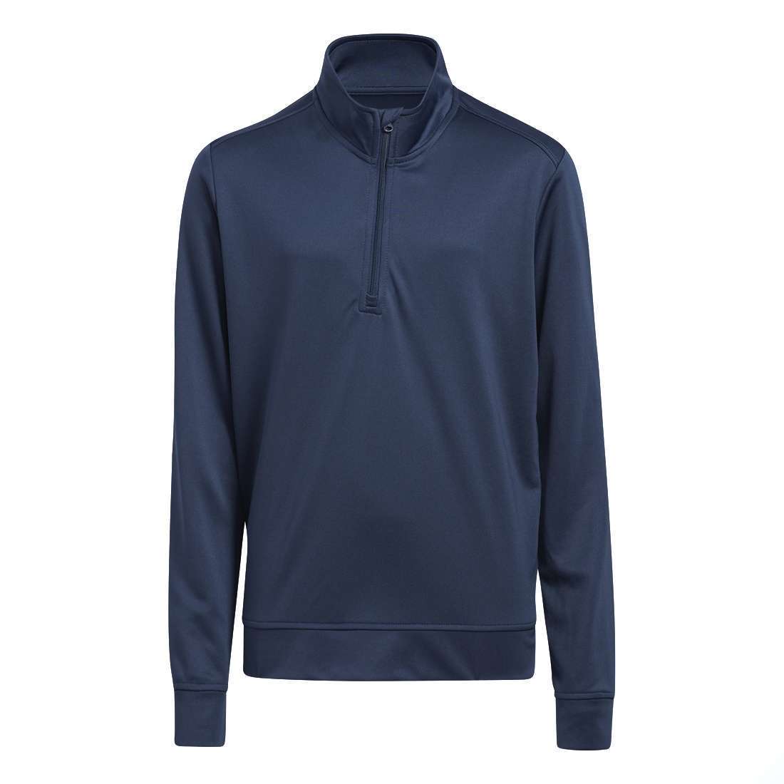 Sudadera con cremallera corta adidas Heather para niño - Azul marino