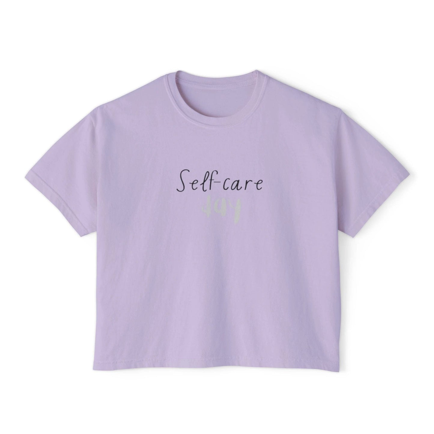 Self care day Women's Boxy Tee Self care day