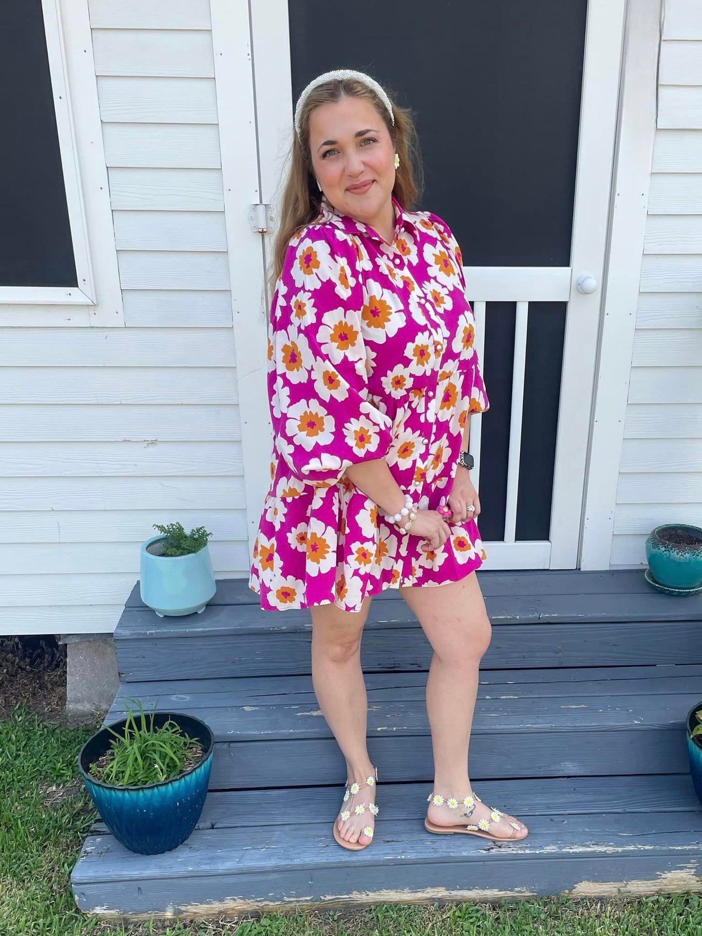 Vestido Camisero Floral Magníficamente Moderno