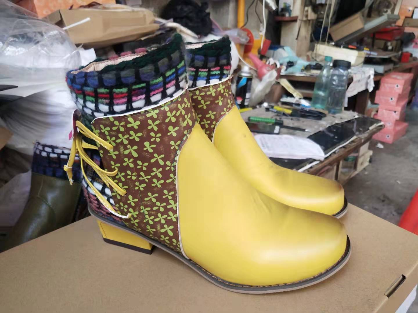 Handmade Ethnic Short Boots