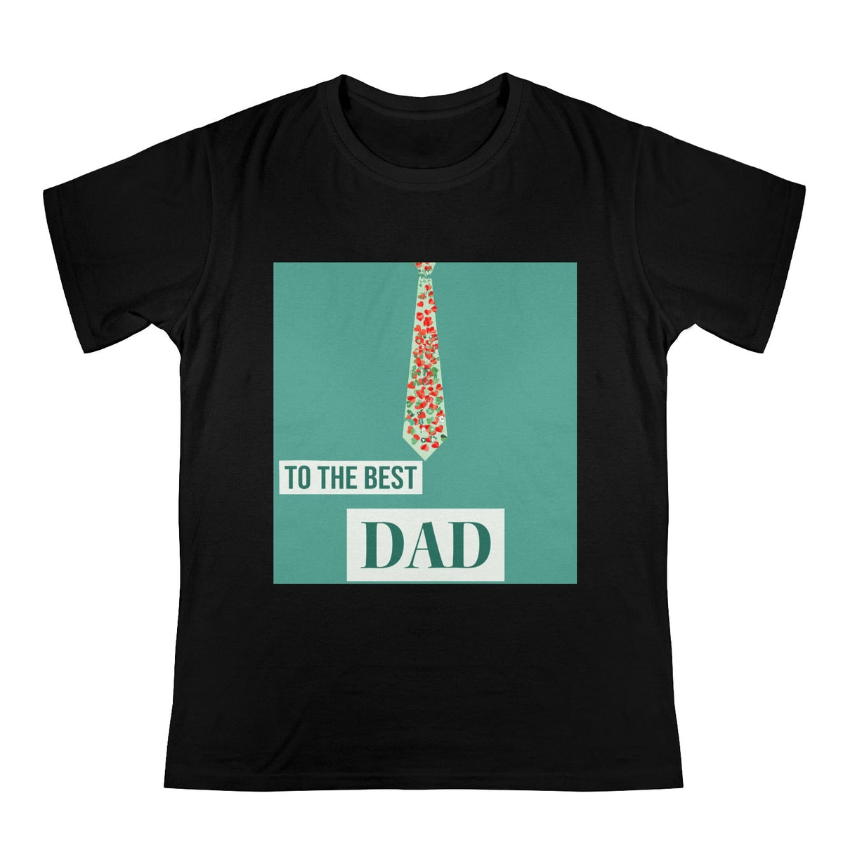 Best Dad Ever Polka Dots Heavy Cotton Graphic T-Shirt (Made in USA)