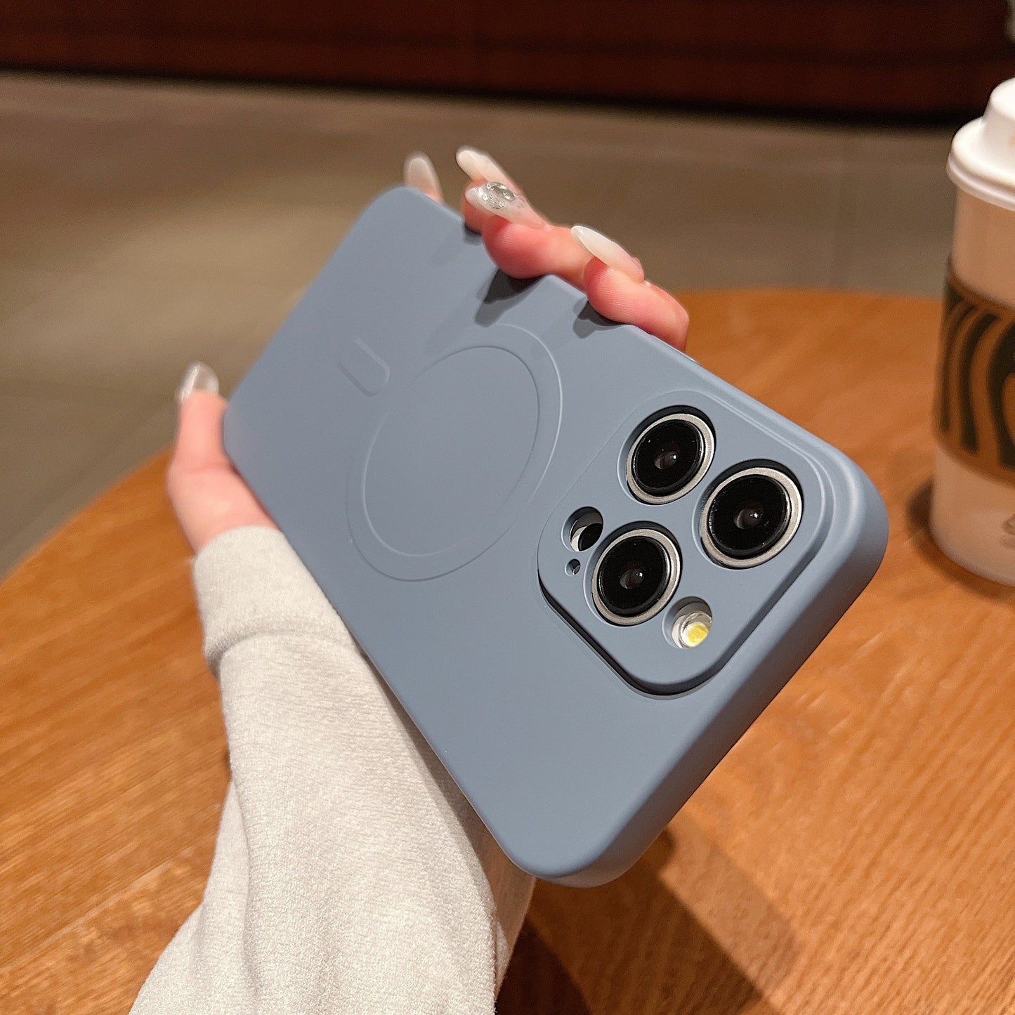 Liquid Silicone Magnetic Phone Case