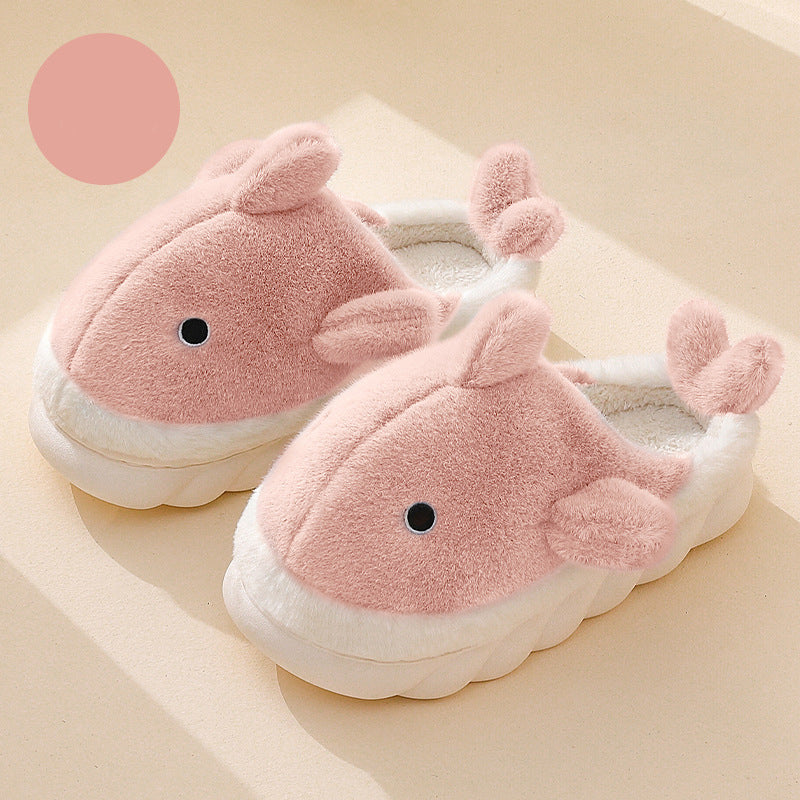 Shark Plush Home Slippers