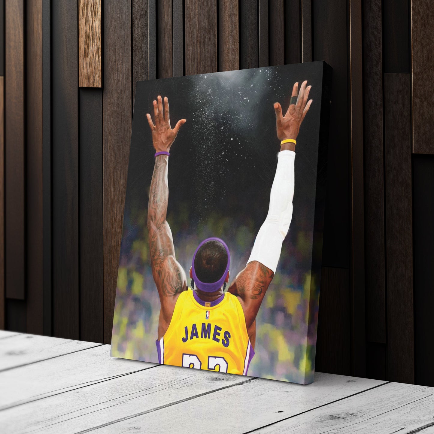 LeBron James Canvas – Lakers Champion Wall Art Decor