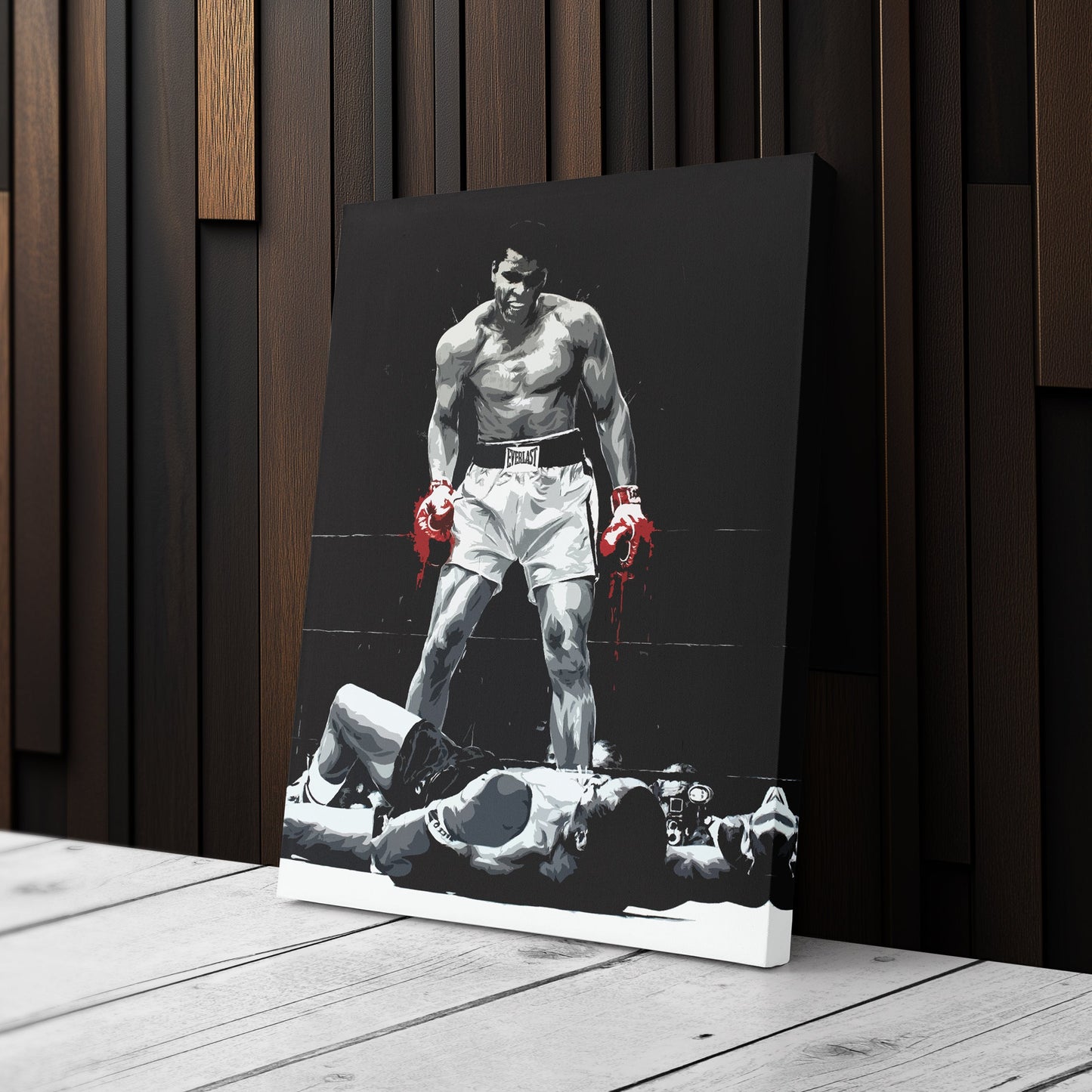 Muhammad Ali Canvas – Boxing Illustration Wall Art Decor