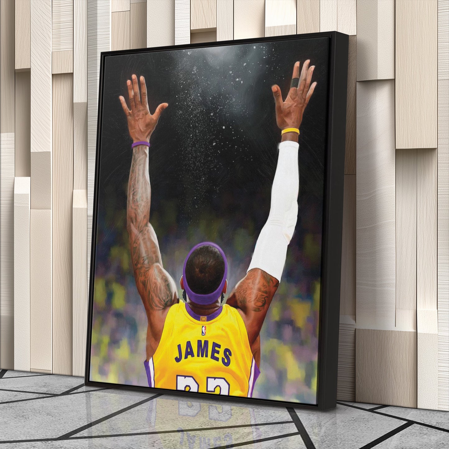LeBron James Canvas – Lakers Champion Wall Art Decor
