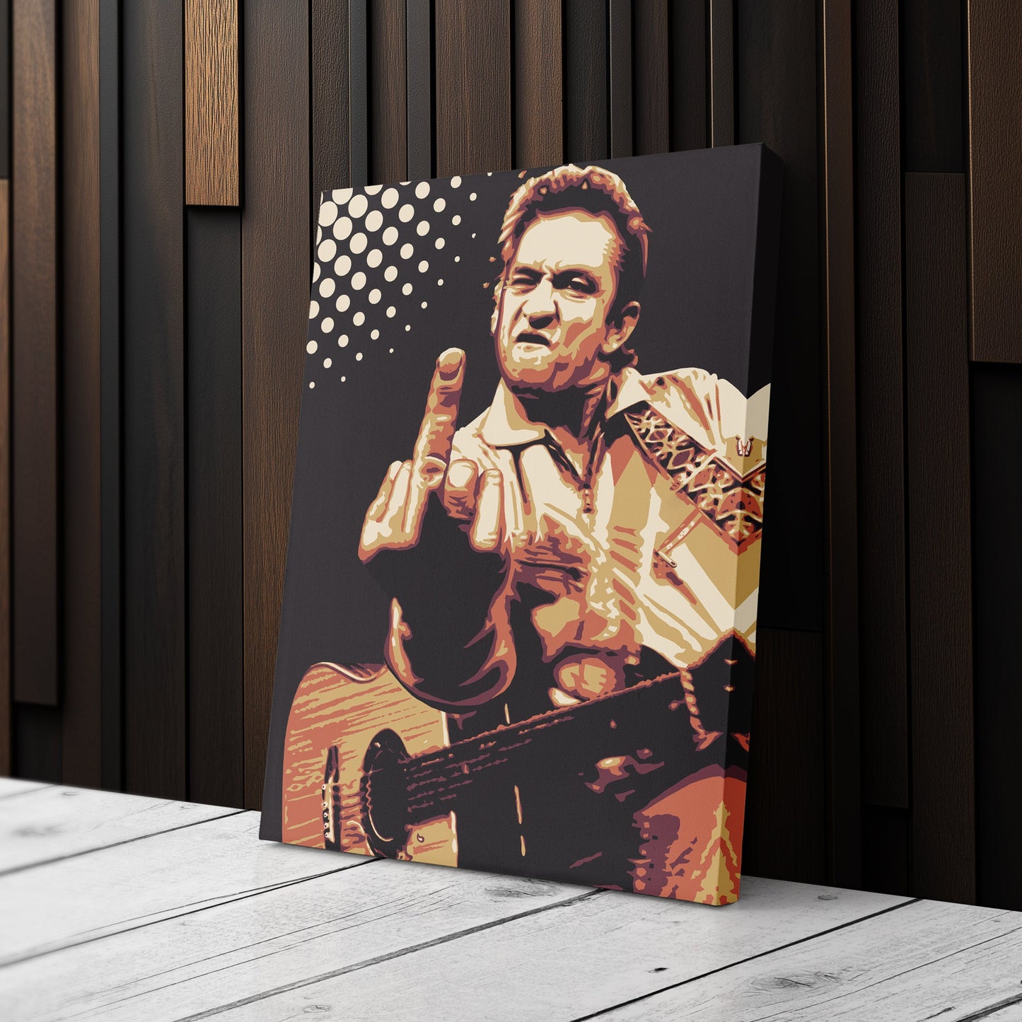 Johnny Cash Canvas – Music Legend Wall Art for Home Decor