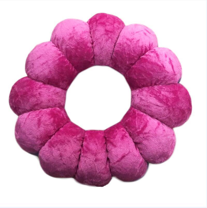 Travel Plane Cute Donut Neck Lumbar Pillow