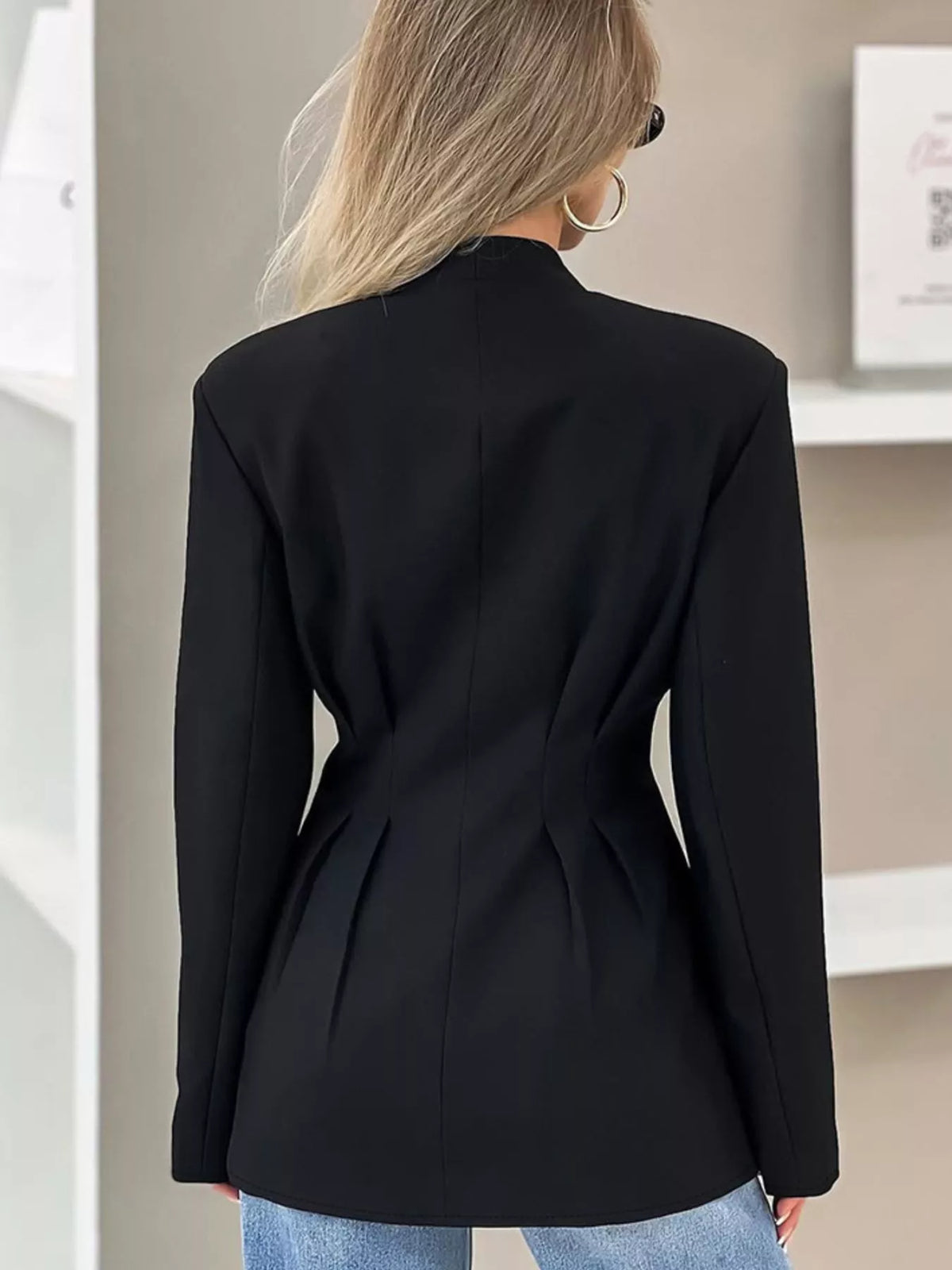 Fitted Button-Down Jacket