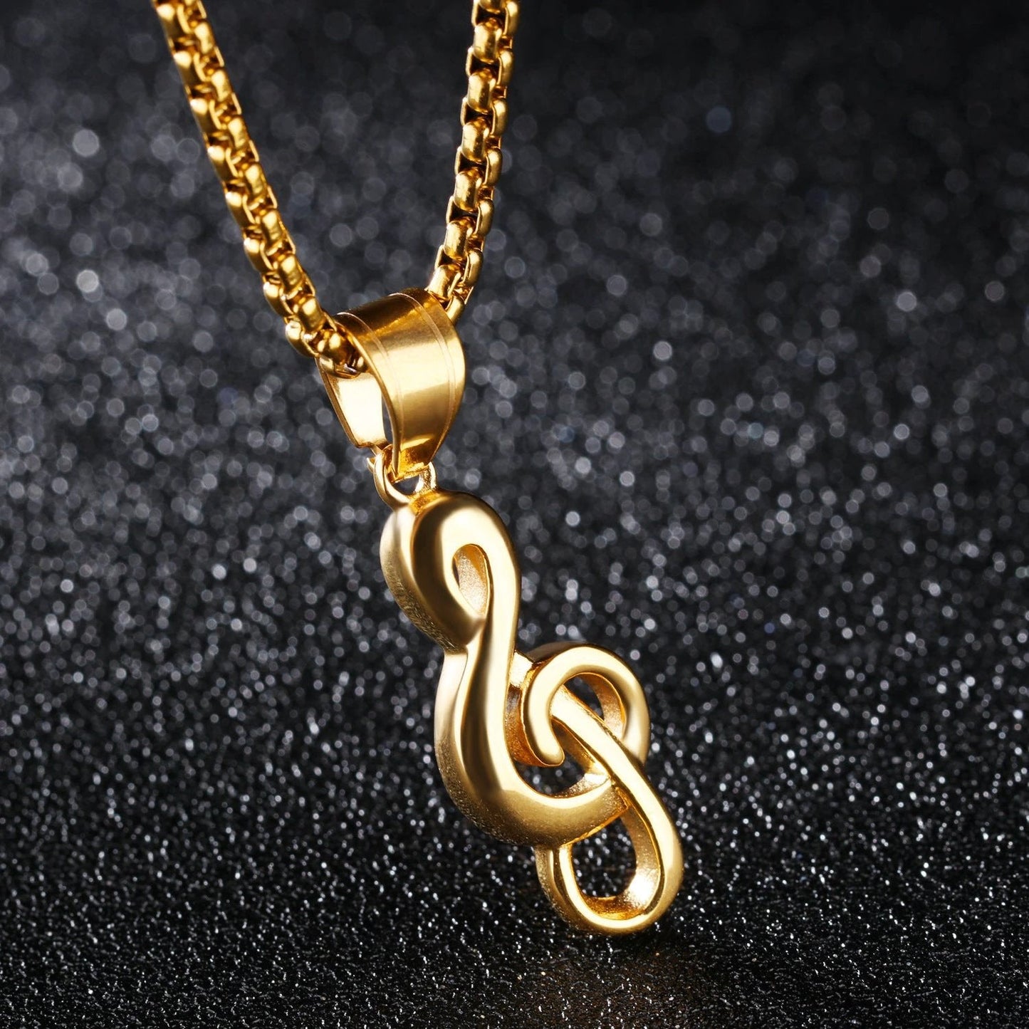 Music Symbol Necklace For Men