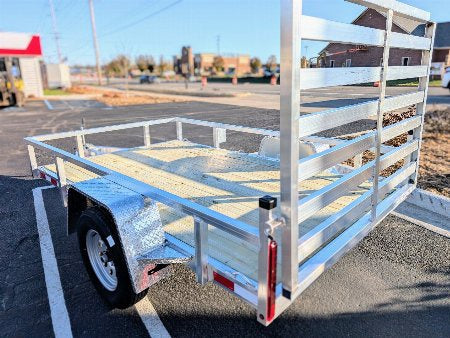 Silver Ox 6x10 Single Axle Aluminum Utility Trailer