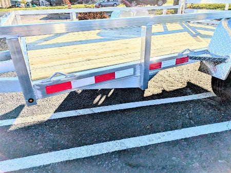 Silver Ox 6x10 Single Axle Aluminum Utility Trailer