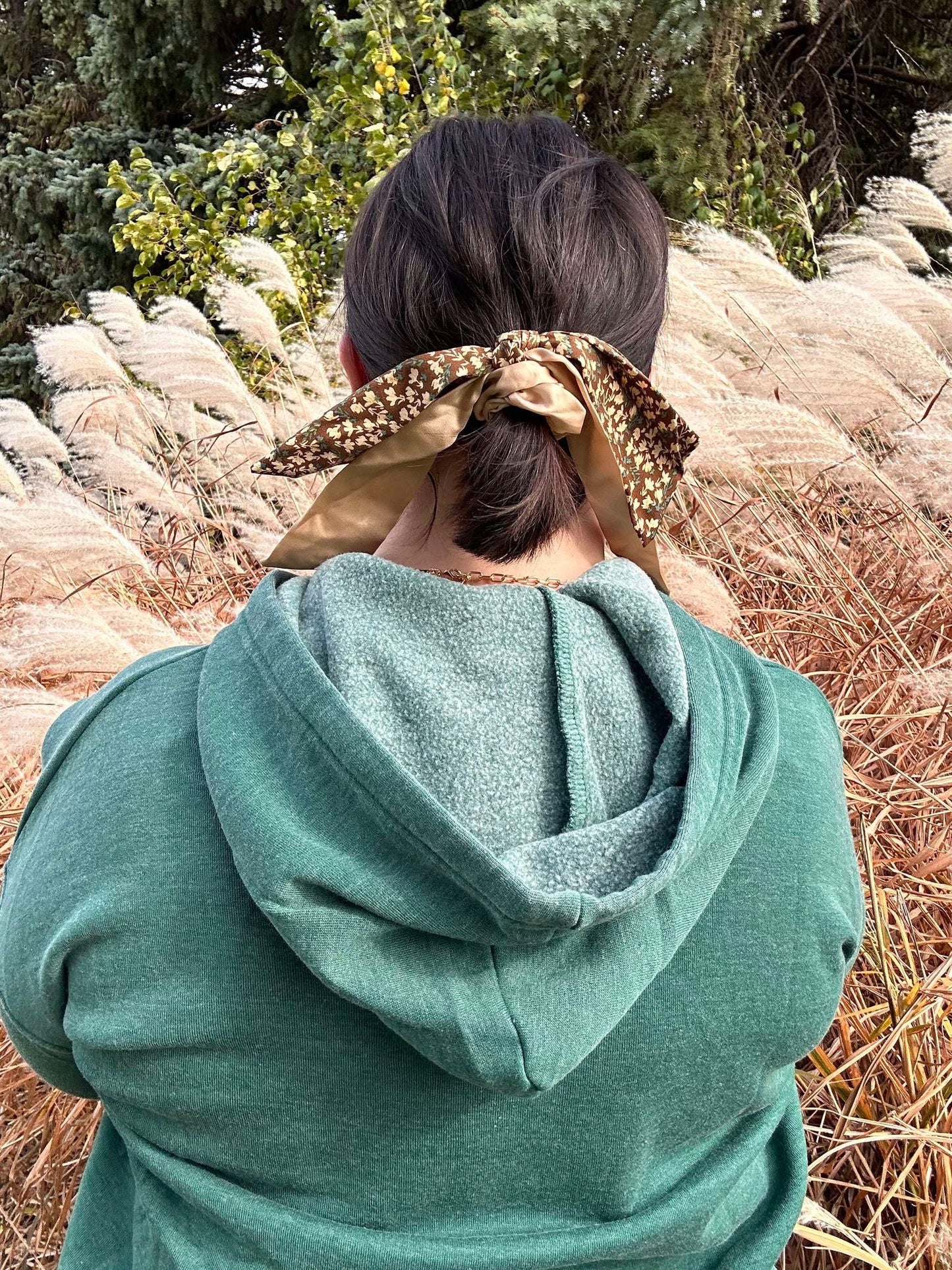 Michelle Mae Annabelle Ribbon Scrunchie