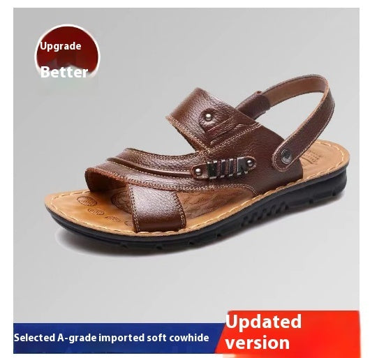 Men's First Layer Cowhide Sandals