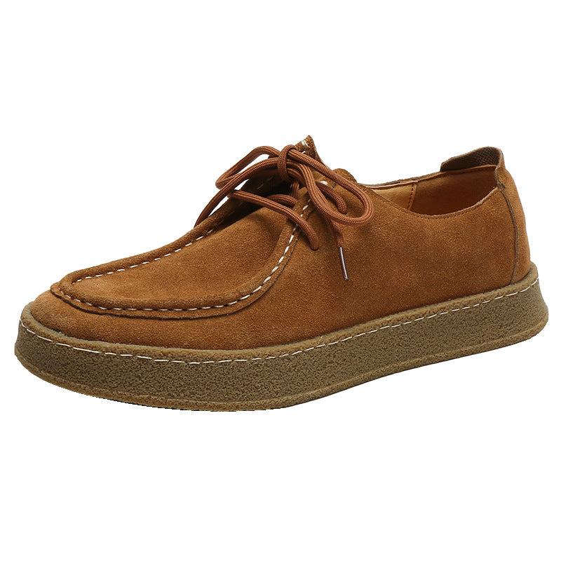 All Match Suede British Style Casual Flats