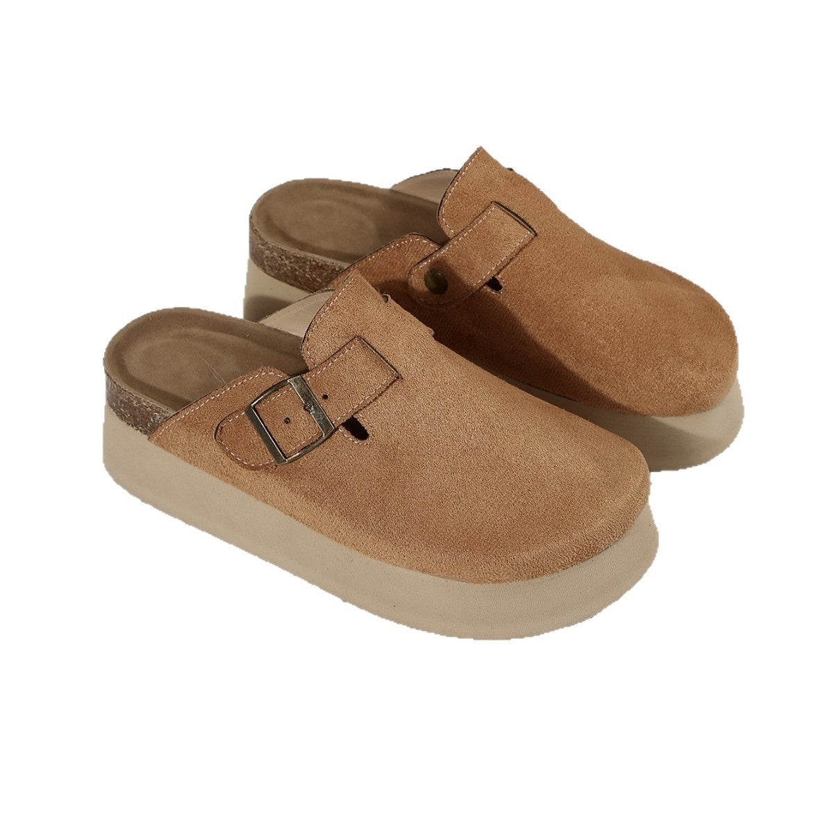 Women's Thick Sole Half Slippers