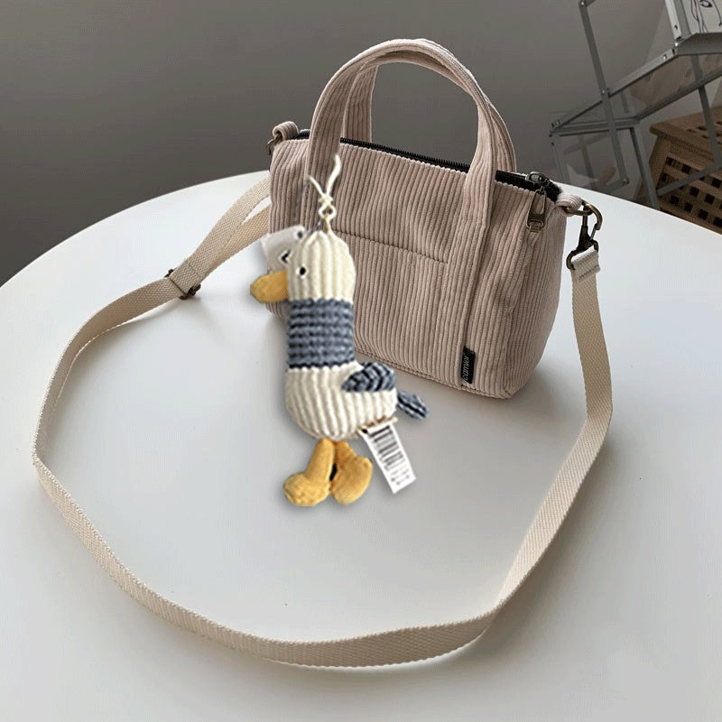 Mini Corduroy Travel Bag