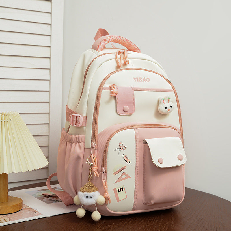 Large Capacity Color Contrast Casual Backpack