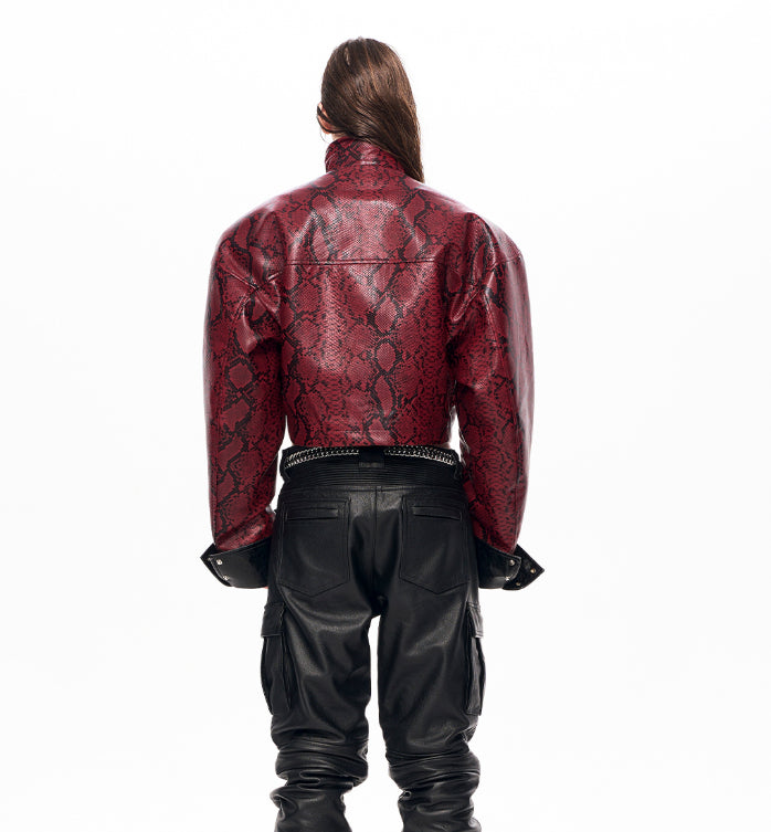 Winter Men's Stylish Flip-collar Padded Jacket