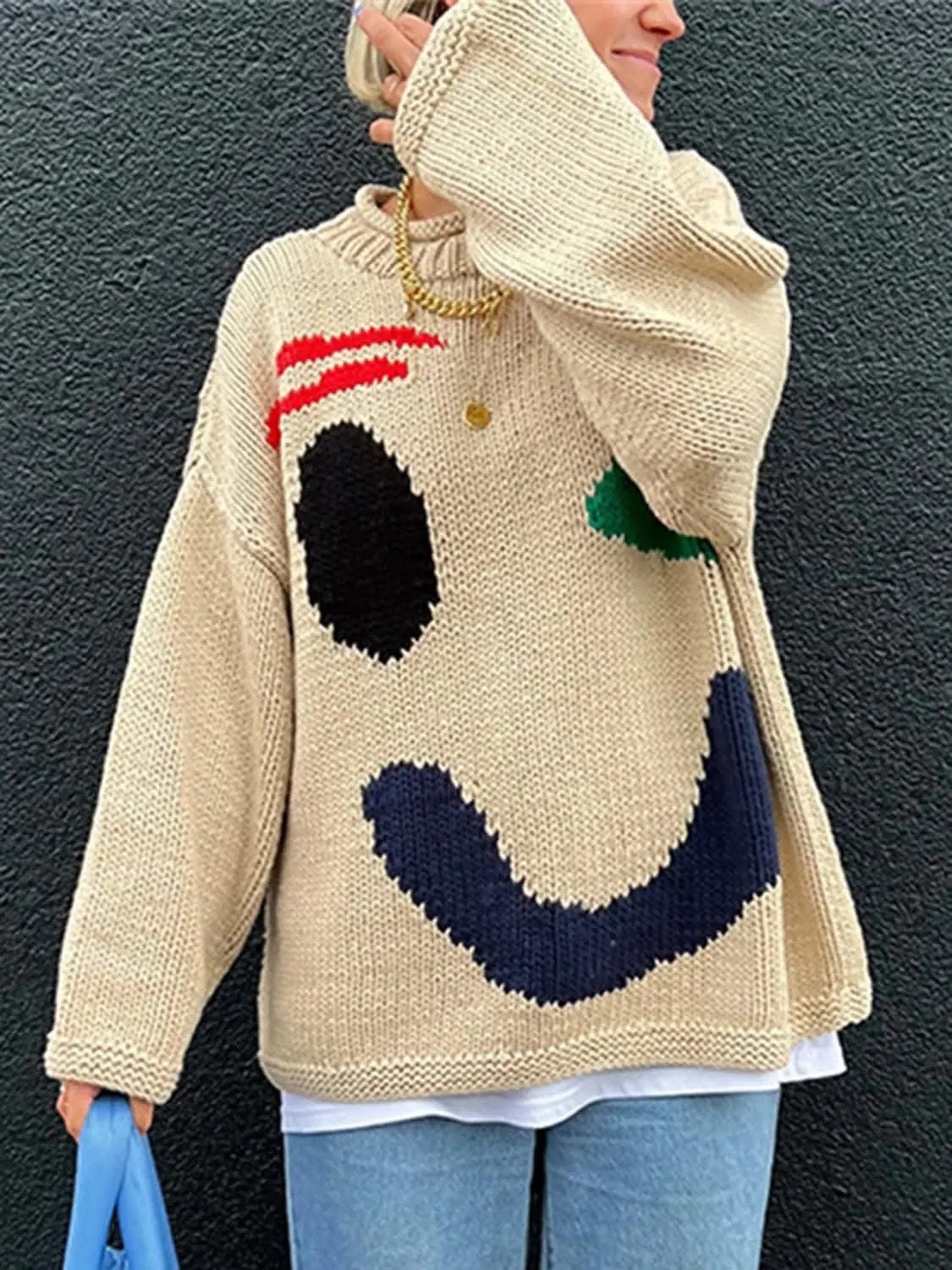 Sweaters Trendsi Cozy colorblock pullover, 100% polyester