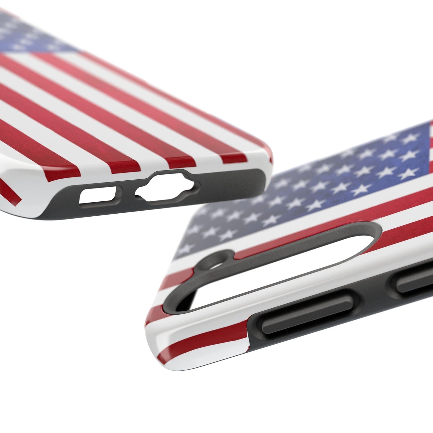 USA Flag Printed Tough Phone Cases