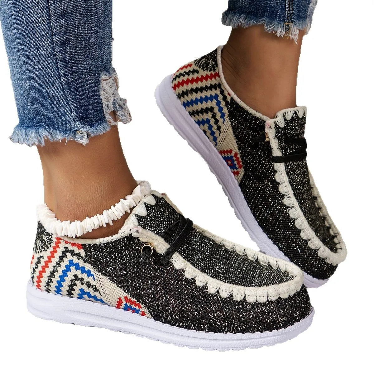 Round Toe Flats Sneakers