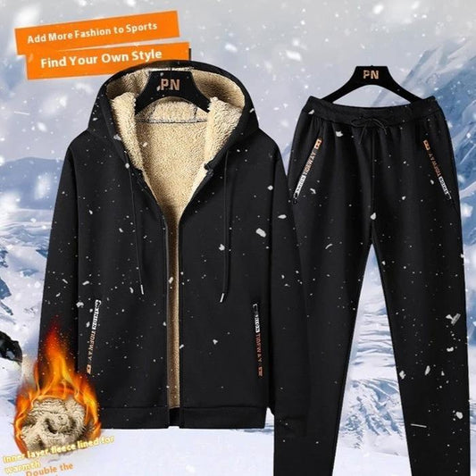 Conjunto de chándal liso para hombre