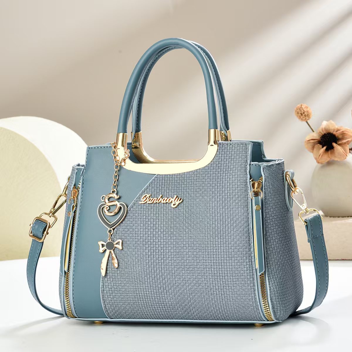 Chic Small Square Crossbody Handheld Tote Crossbody Bag