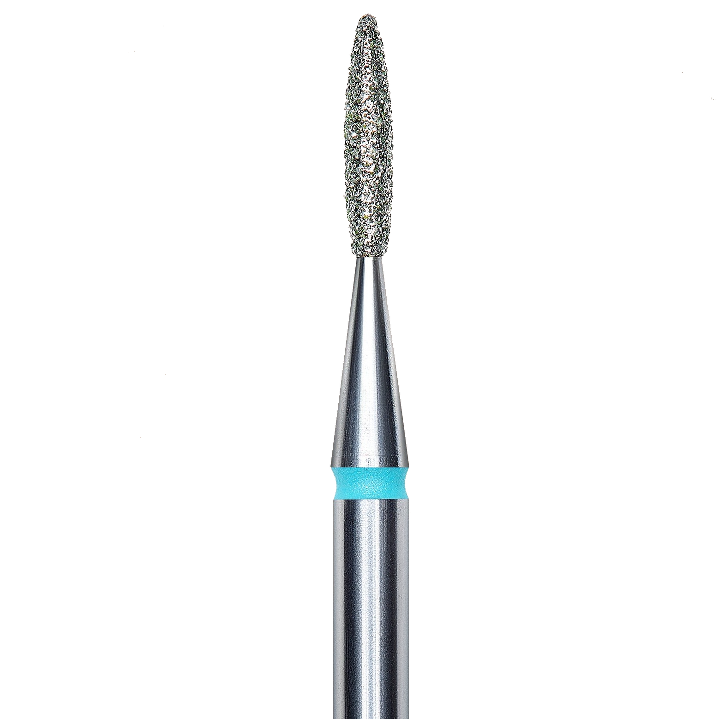 DIAMOND NAIL DRILL BIT, "FLAME", BLUE, HEAD DIAMETER 1.6/8MM (FA10B016/8) - STALEKS™