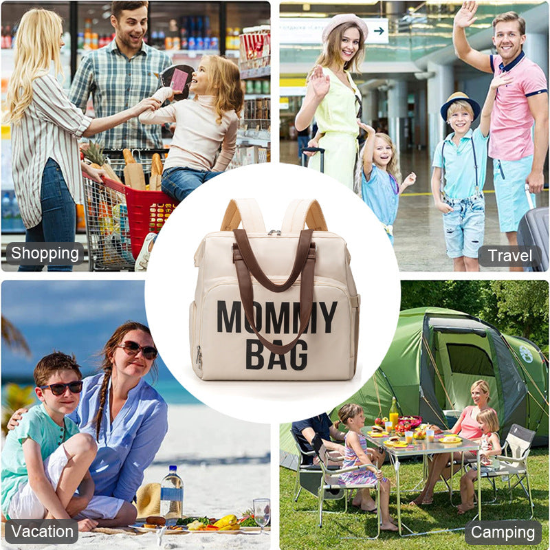 Multifunctional Large Capacity Mummy Bag Crossbody Bag
