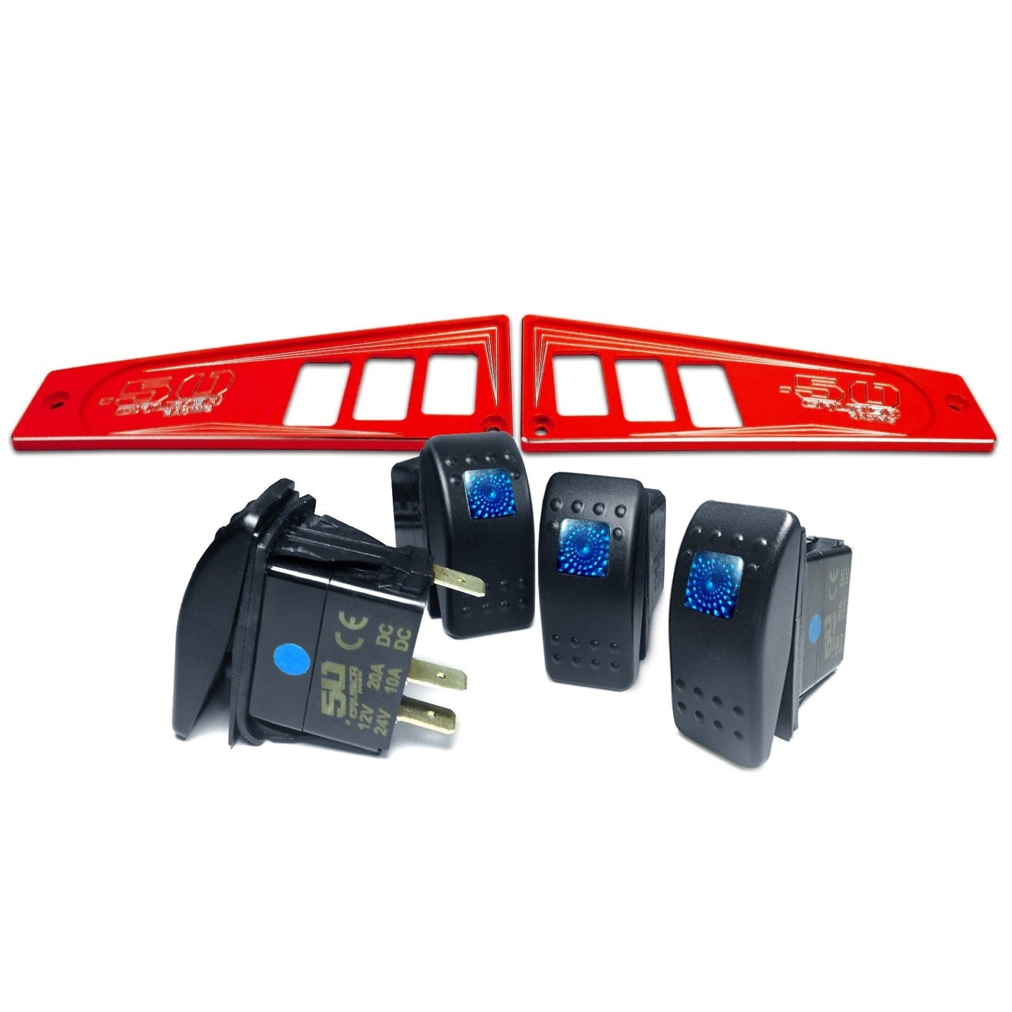 Ride Command XP1000 6 Switch Dash Panel
