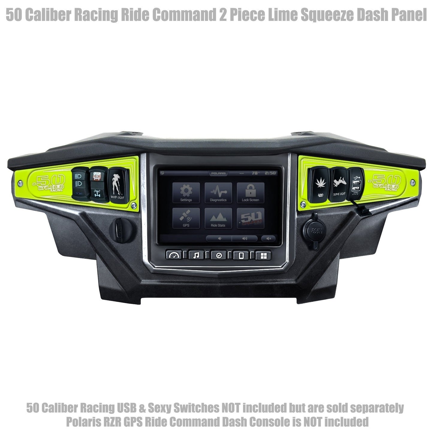Ride Command XP1000 6 Switch Dash Panel