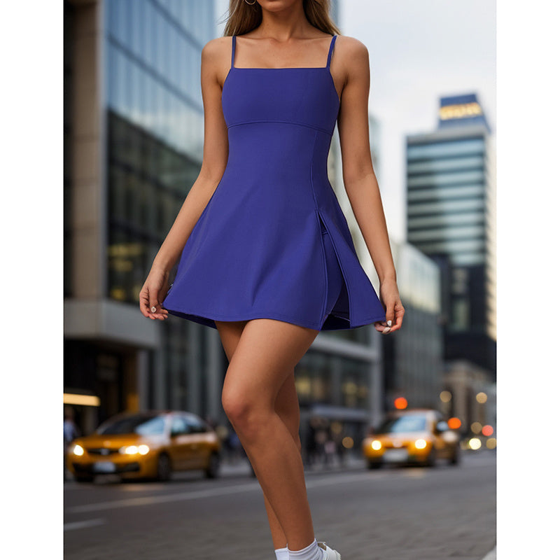 Vestido de tenis de tirantes para mujer