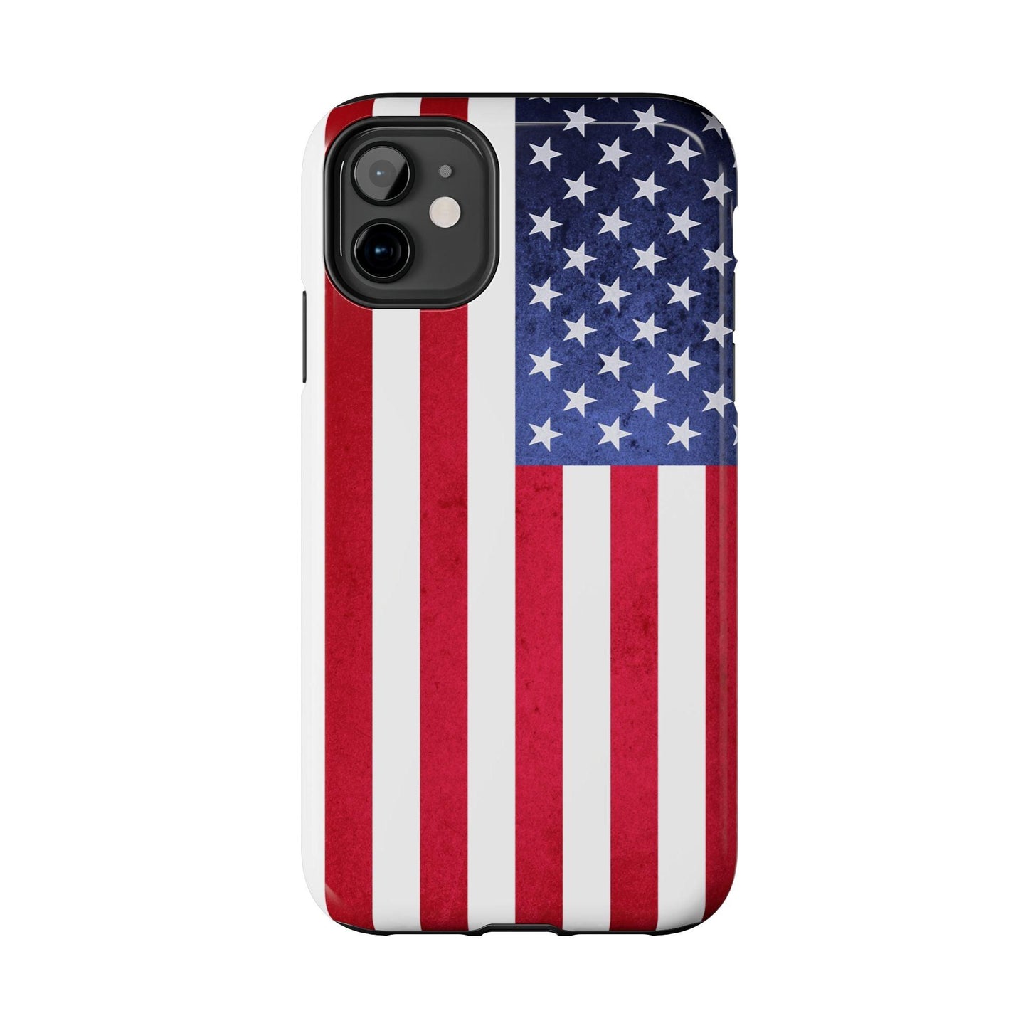 USA Flag Printed Tough Phone Cases