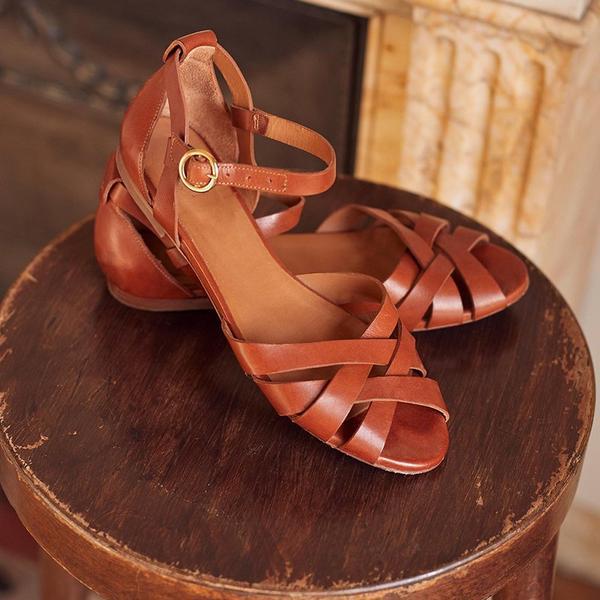 Flat Fish Mouth Cutout Loafers