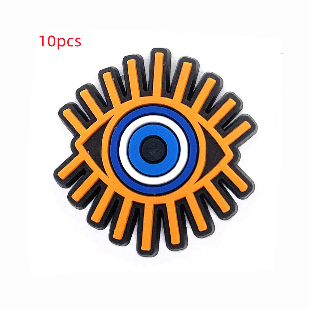 PVC Soft Rubber Shoes With Shoe Flower Accessories